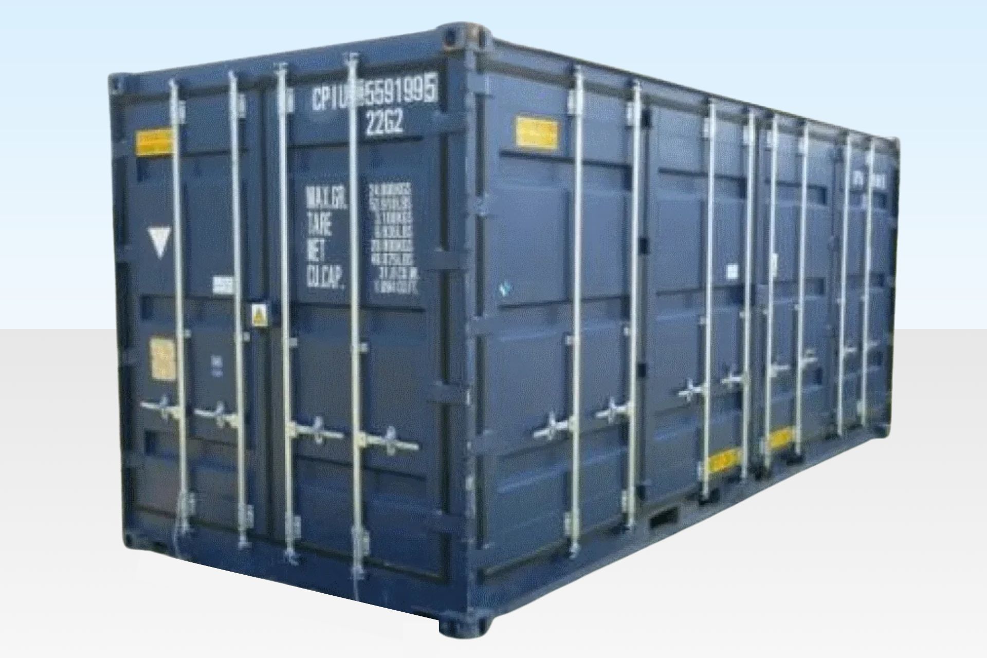 20ft x 8ft Open Side Bunded Open Mesh Floor Store